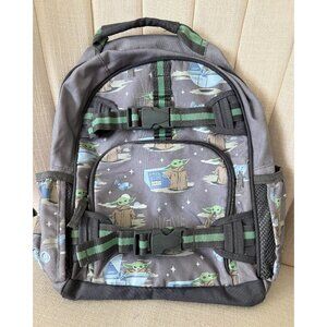 SMALL kids POTTERY BARN Mandalorian Grogu Glow-in-the-Dark Backpack Baby Yoda